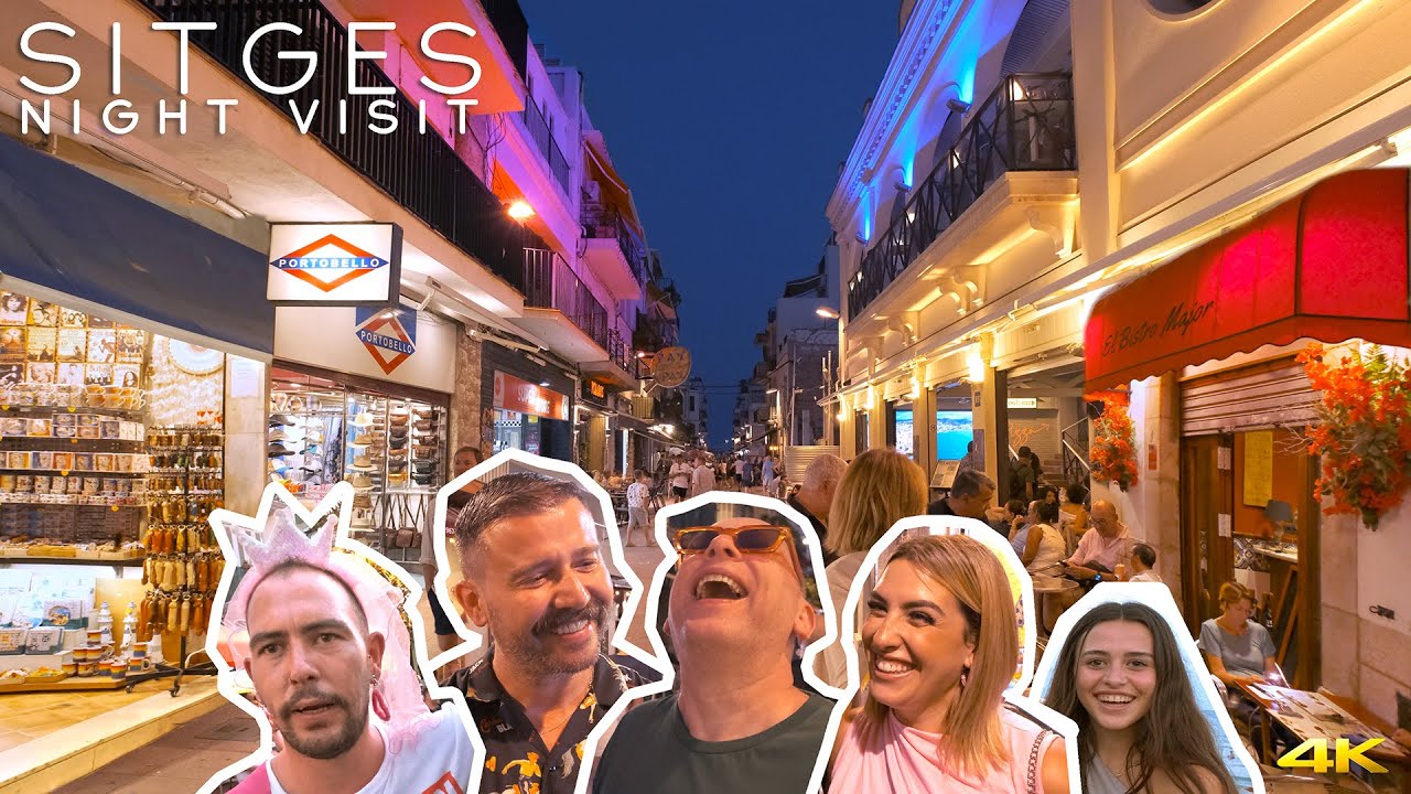 Night Tour | Sitges | we asked people in Sitges why they come here | 2024 July
