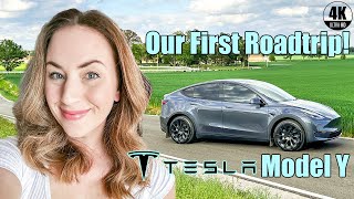 First Road Trip with Our 7 Seater 2023 Tesla Model Y! VLOG