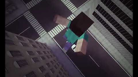 GMOD Ragdolls Minecraft Car Crash 1 X8 Slow Motion