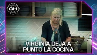 En un día aburrido y lluvioso, Virginia se puso a limpiar la cocina 🧼 - Gran Hermano