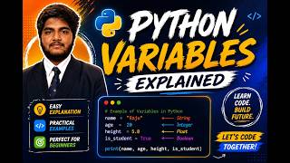 VARIABLES IN PYTHON
