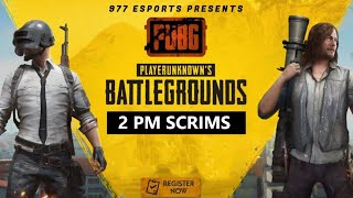977 ESPORTS | DAILY 2 PM MEMBERSHIP SCRIMS | PUBG Mobile Esports Nepal | January 11, 2026
