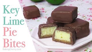 CHOCOLATE-COVERED KEY LIME PIE BITES | Recipe | Baking Cherry