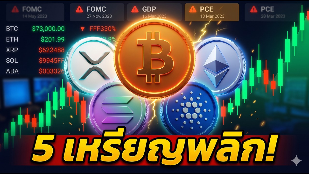 ⁣🔥 5 เหรียญใหญ่กำลังจะพลิก! | ETF เงินไหลเข้า + Fed สัปดาห์นี้ตัดสิน