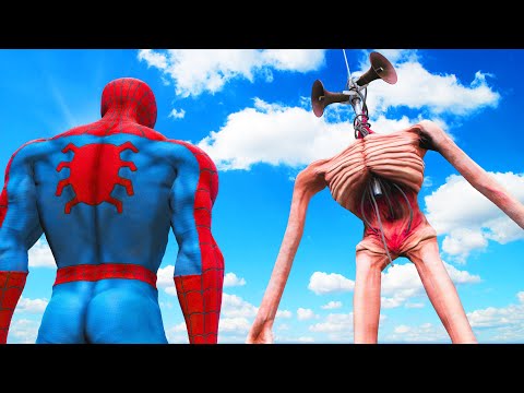 SPIDERMAN VS SIREN HEAD - EPIC BATTLE