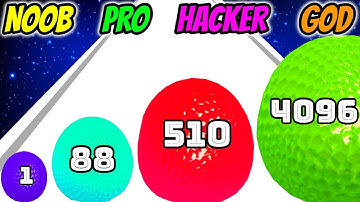 Ball Balloon Run - NOOB vs PRO vs HACKER vs GOD