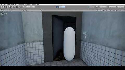 Unity 2019 1 8f1 Personal   SampleScene unity   The Asylum   PC, Mac & Linux Standalone  DX11  2019