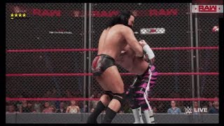 Drew McIntyre vs. Dolph Ziggler - Steel Cage Match | WWE RAW: December 31, 2018