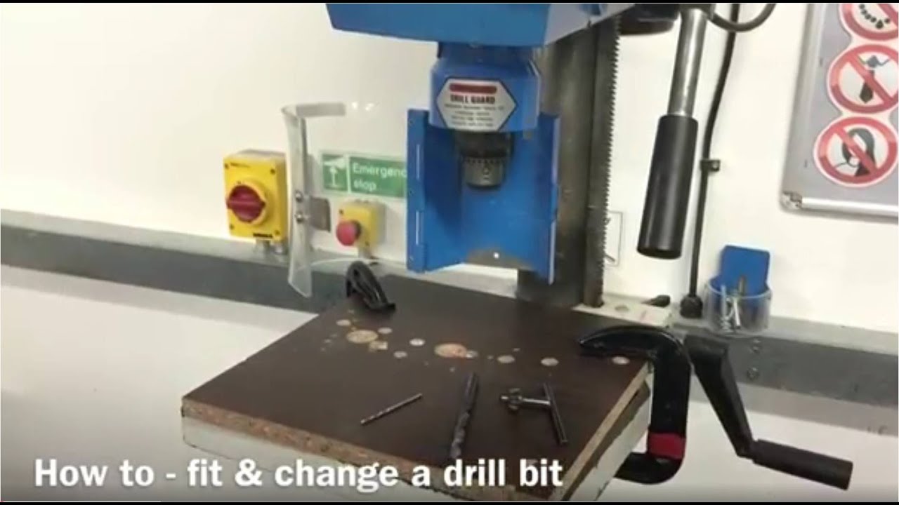 3 - How to - fit & change a drill bit - YouTube