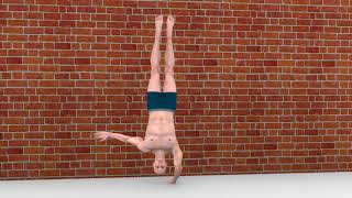 Stands - Step 8 - 1/2 One-Arm Handstand Pushups - Convict Conditioning - Bodyweight Exercise