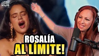 ROSALIA full of EMOTIONS singing at the LATIN GRAMMY