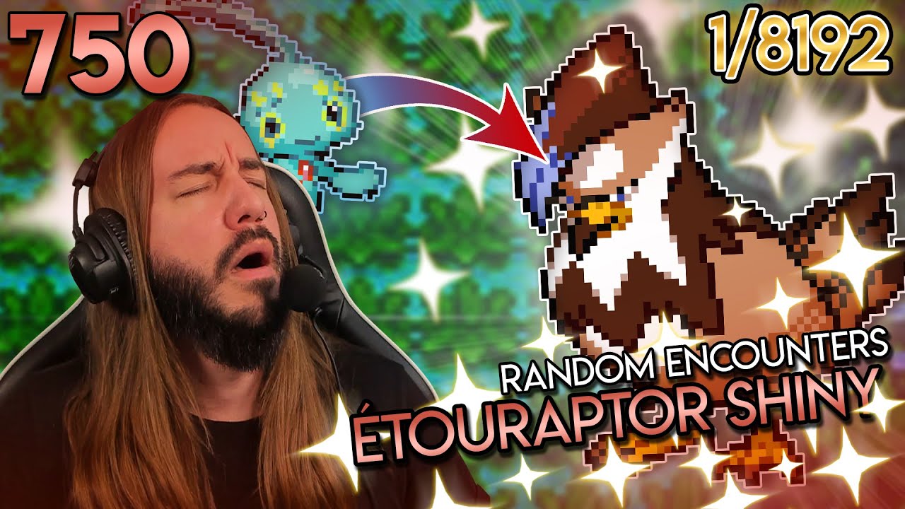 ETOURAPTOR SHINY SUR LA SHASSE DE MANAPHY (STARAPTOR) | LIVE REACTION | Pokémon Platine