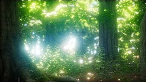 Great Red Deer in a Green Forest | Motion Graphics - Videohive template