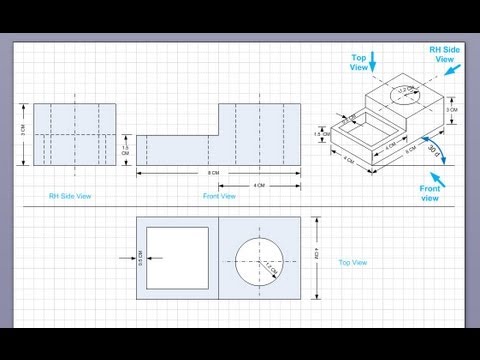 Isometric Drawing using Microsoft Visio - YouTube