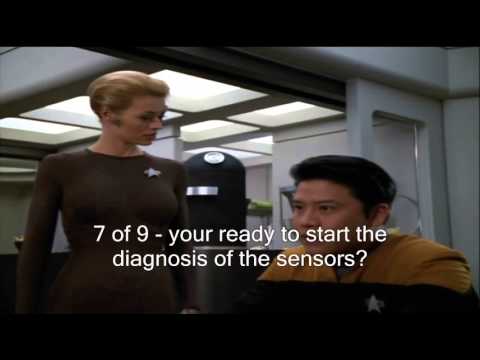 Star trek Voyager   Harr Kim, Tuvok and Seven of Nive