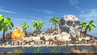 Игры для Интерактивного Лазерного ТИРа - Остров Скелетов screenshot 3