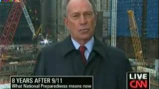 Mayor Bloomberg on CNN on 8th Anniversary of 9/11