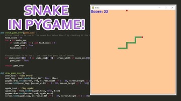 Python Snake Demo made in PyGame