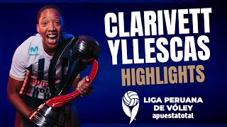 CLARIVETT YLLESCAS: Mejor central de la Liga Peruana 2024/25 | Highlights con Alianza Lima 🇵🇪 [4K]
