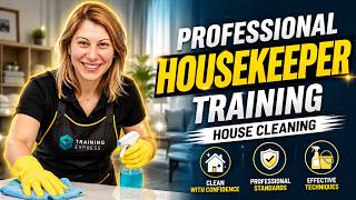 Professional Housekeeping Training | Step-by-step House Cleaning Guide
