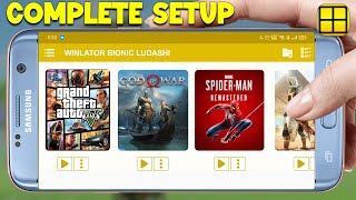 NEW 🔥 WINLATOR BIONIC LUDASHI V2.5 ANDROID - SETUP/SETTINGS/GAMEPLAY | WINDOWS EMULATOR FOR 4GB RAM?