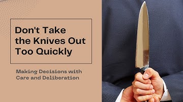 Importance of Taking Your Time When Making Decisions with Dr. Michael Roberto and Charles Good