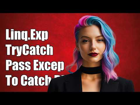 Linq.Expression TryCatch - Pass exception to Catch Block?