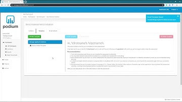 Using Podium365 - Video 8 - Email Templates