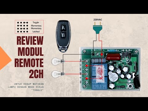 Review Remote Control 2 Channel  Input 220V