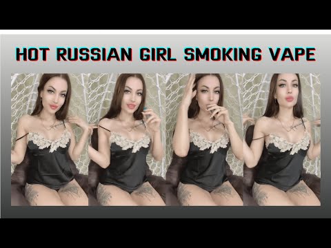 Hot Russian Girl Smoking Vape Pod | Bigo Live™