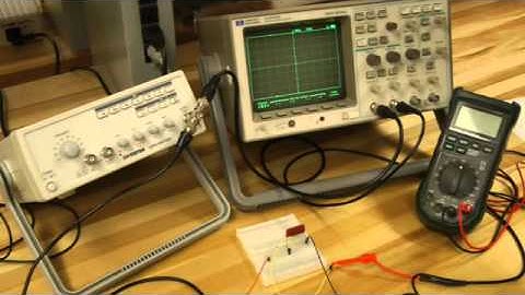 Time and Frequency Response RC Circuit
