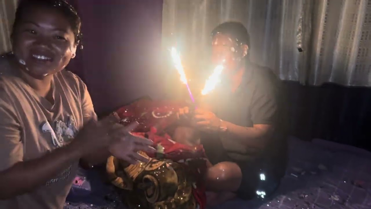 Thapa g lai birthday surprise 😱but no rection 🤪