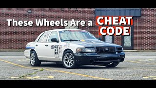 I Put Mustang FR500 Wheels on My Cobra Roush Crown Vic and its and Absolute GAME CHANGER! by Mr Random Reviews 3,117 views 10 months ago 7 minutes, 29 seconds