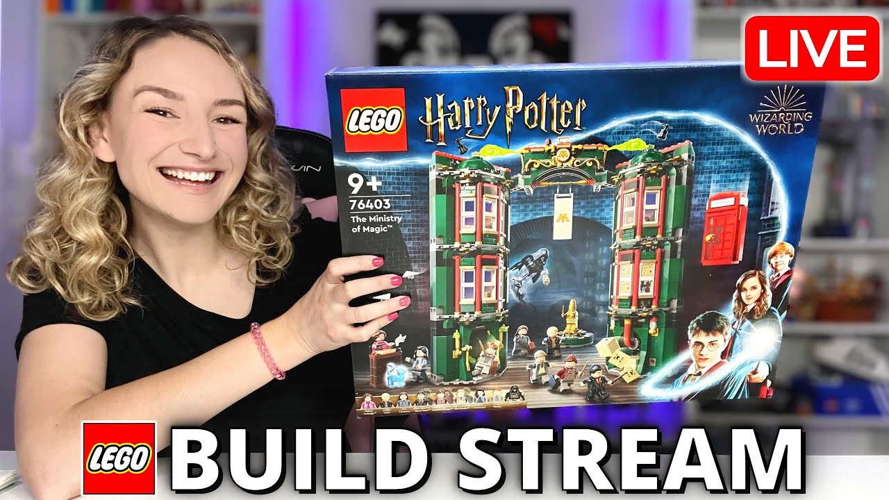 🔴  Building LEGO Harry Potter Ministry of Magic! (76403 - Gifted By Zavvi)