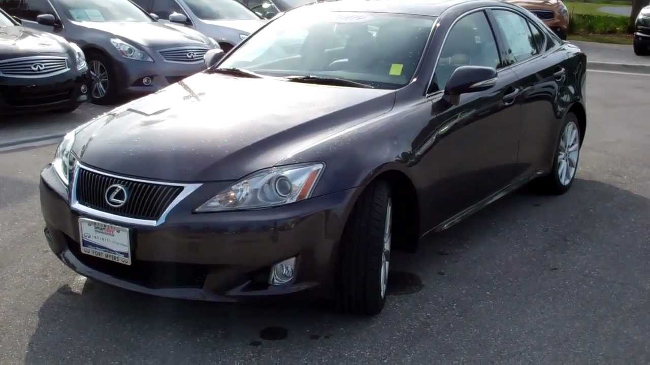2009 Lexus IS250 AWD Used Car Dealer Fort Myers Florida YouTube