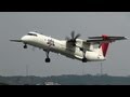 JAC Japan Air Commuter Bombardier DHC-8-400 JA850C TAKE-OFF YORON Airport 与論空港 2011.10.16