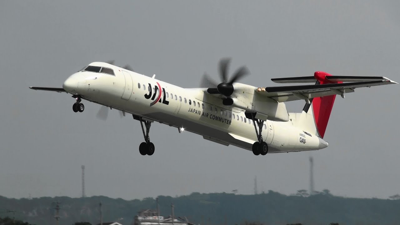 JAC Japan Air Commuter Bombardier DHC-8-400 JA850C TAKE-OFF YORON
