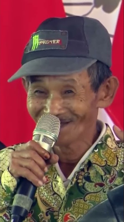 lucu seorang kakek membacakan Pancasila bersama bapak presiden Jokowi #shorts