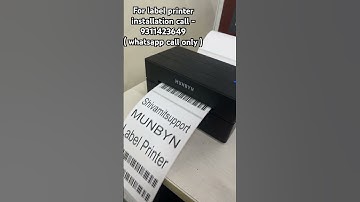 How to Print with MUNBYN Label Printer | Easy Setup & Tips" #trending #munbyn