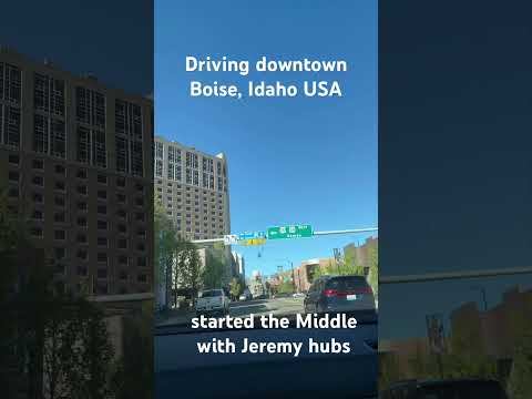 Driving downtown Boise, Idaho #travel  #Boise  #Idaho the capital of Idaho downtown Boise