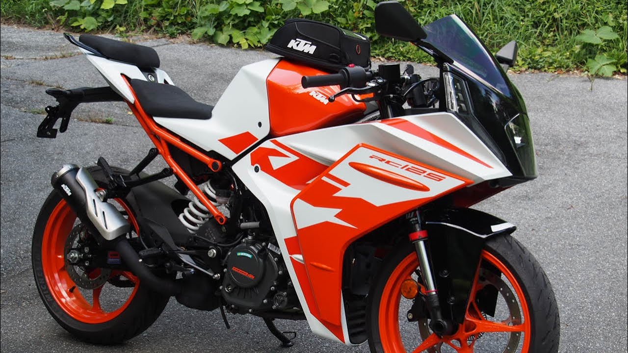 KTM RC125】2023年モデル 走行距離1078KM - YouTube