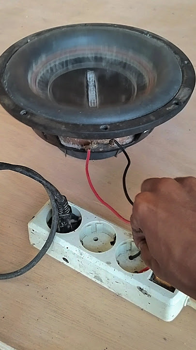 Tes speaker dengan listrik 220 Volt