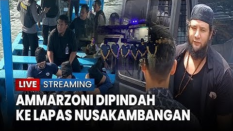 🔴 Ammar Zoni Dipindah Ke Lapas Nusakambangan atas Dugaan Peredaran Narkoba