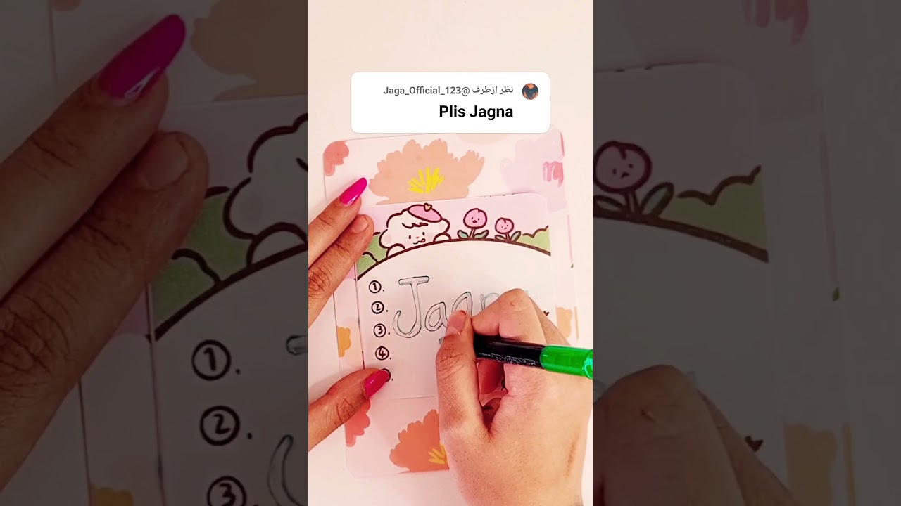 Writing the name Jagna in Polish🇵🇱