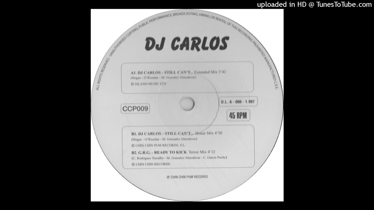 DJ Carlos Still Can't... MAXVINILOS