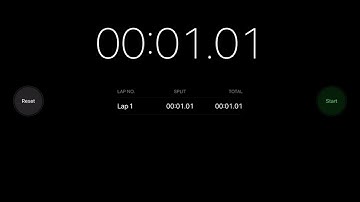 Stopping a stopwatch at exactly 1 second