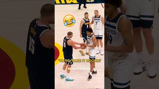 BRO WHAT?! 😳 Nikola Jokić TROLLS Wolves and TRIES TO SNATCH THE BALL BACK 😂 #shorts