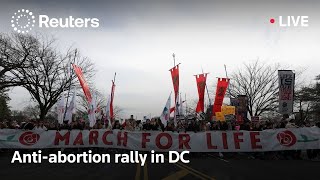 LIVE: Anti-abortion demonstrators gather in Washington, DC