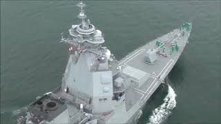 海上自衛隊in来島海峡 令和2年梅雨 護衛艦まきなみ護衛艦しらぬい