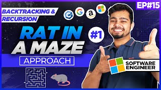Rat in a maze | Part 1 | Recursion & Backtracking | DSA by Nishant Chahar | Codes available screenshot 3